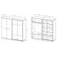 Barcelone 4 Door Manufactured Wood Wardrobe