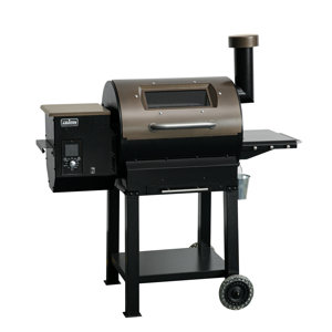 Asmoke 515 sg. in. Skylights Wood Pellet Grill, Bronze