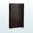 Leticia Brown Finish Modern Shoe Cabinet With Door With Silver Leg, 52.4" H X 30.91" W X 8.87" D