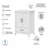 Edion Single Bathroom Vanity with Ceramic Top-77198335
