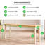 Banc de salle à manger en bois massif Alcazar - Style campagnard rustique traditionnel-956253907-977430418