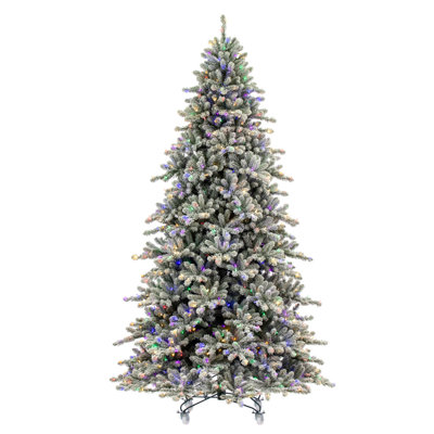 Bavarian 10' Lighted Pine Christmas Tree