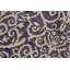 Tapis de couloir bleu / ivoire en laine noué à la main 2 pi 6 po x 10 pi 2 po Madeenah Ikat