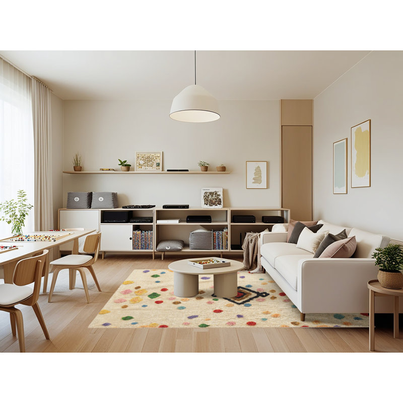 Katharina Abstract Indoor Rug, Rectangle 7' x 9'