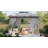 Sunjoy Beretta Outdoor Patio 11 x 13 ft. Powder-Coated Steel Frame 2-Tier Soft top Gazebo with LED Lighting and Bluetooth Sound