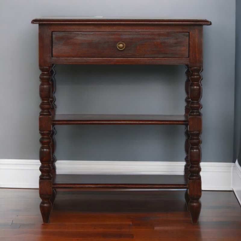 Side Table Solid Wood End Table
