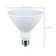 25 Watt PAR38 LED 3000K/5000K CCT Selectable High Lumen Medium Base White Finish 120 Volt