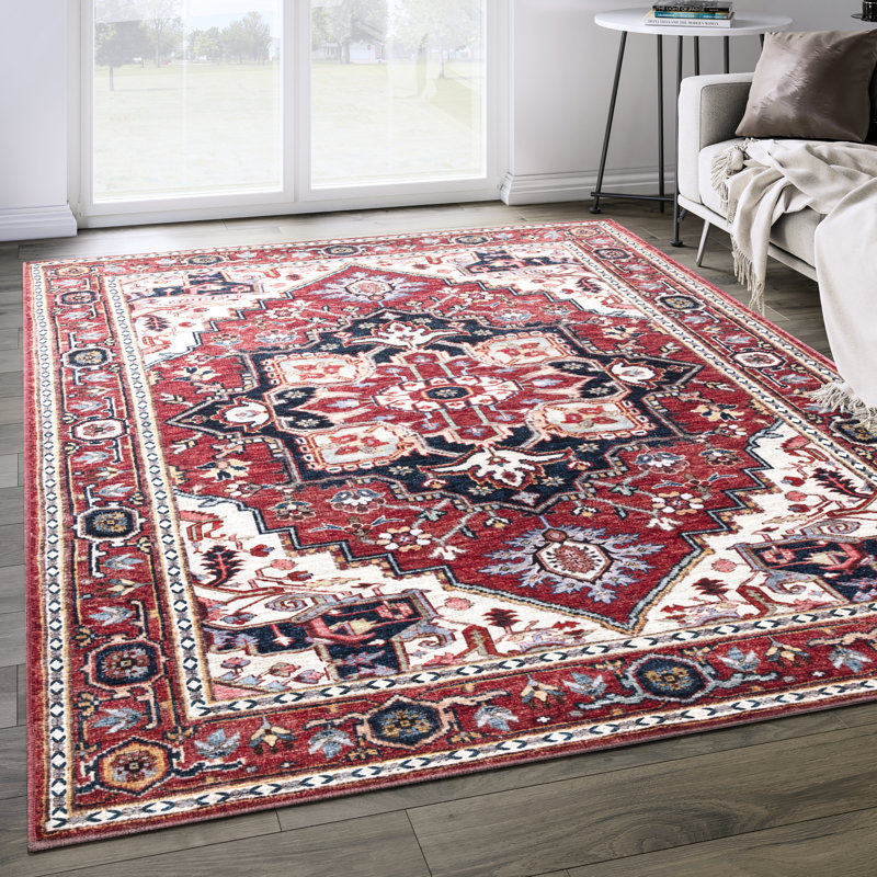 Porchia Oriental Indoor Rug, Rectangle 5'3" x 7'6"