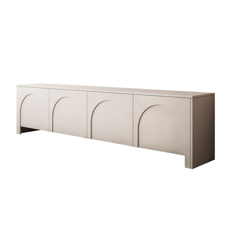 TV Stand ARIADNA 4D TV cabinet, Cashmere