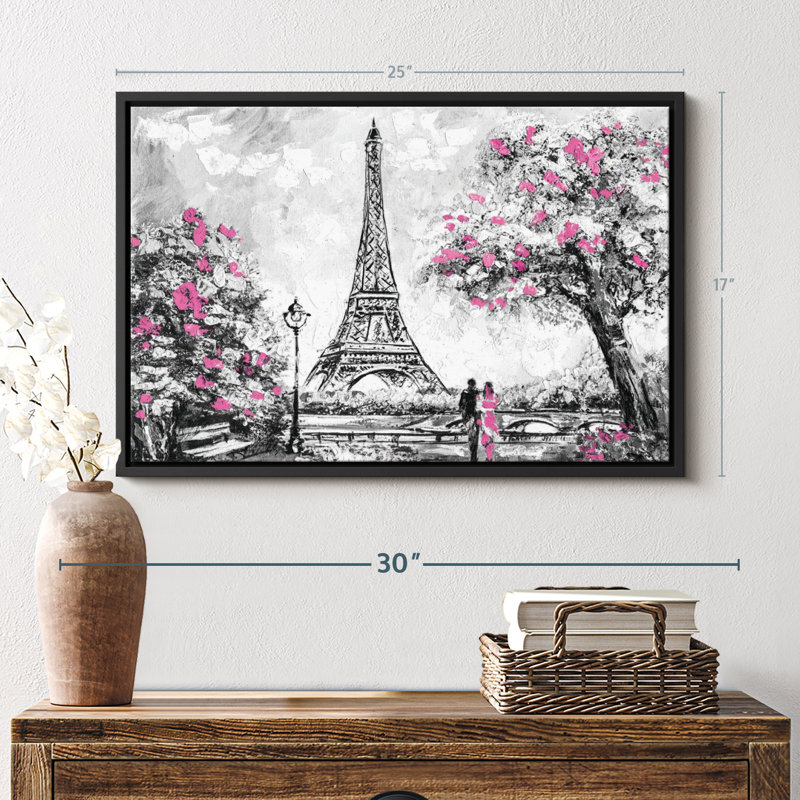 Places "Tour Eiffel, impression sur toile", H 17 po x l 25 po