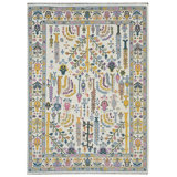 Flora Hand Knotted Wool Floral Area Rug