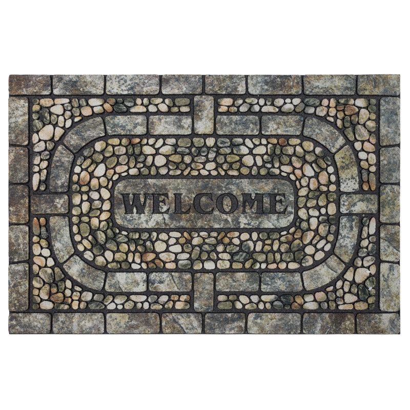 Paillasson Kanesha Welcome Garden Pebbles
