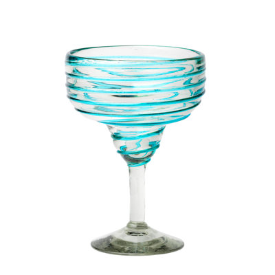 Verre mexicain soufflé à la main Meridia Margarita
