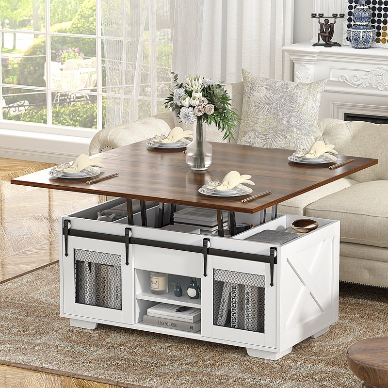 Table basse Ramapo, Noyer