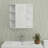 Wall-Mounted Bathroom Cabinet With Mirror, 6 Open And 3 Adjustable Shelves For Versatile Storage And Modern Aesthetic