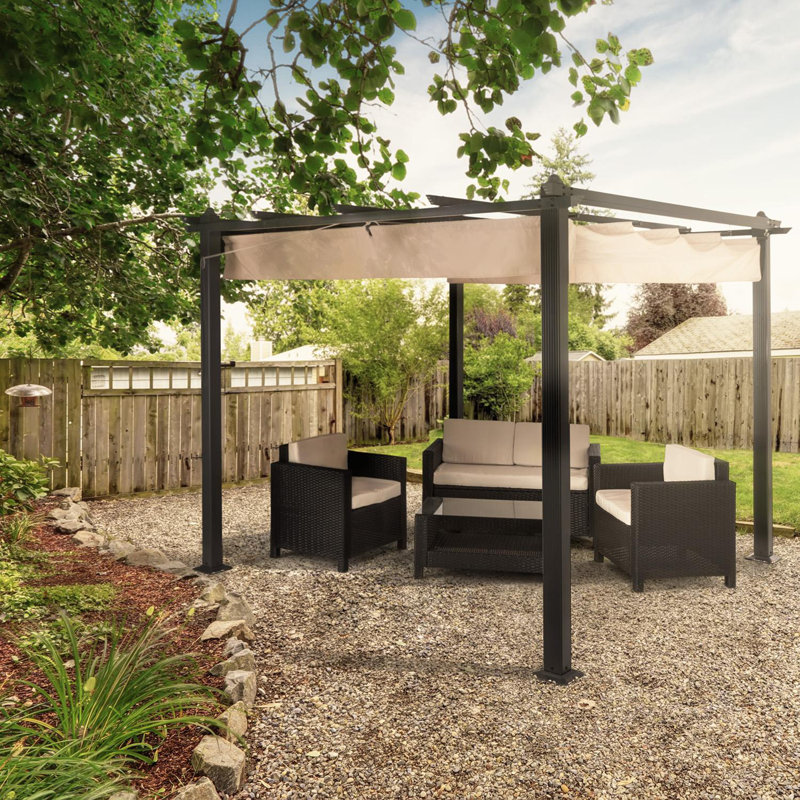 Pantheon 2.25m x 3m Pergola, Beige