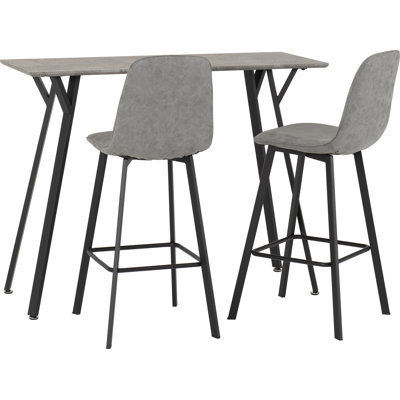 Bellis 120 cm Steel Bar Set Bar Cabinet