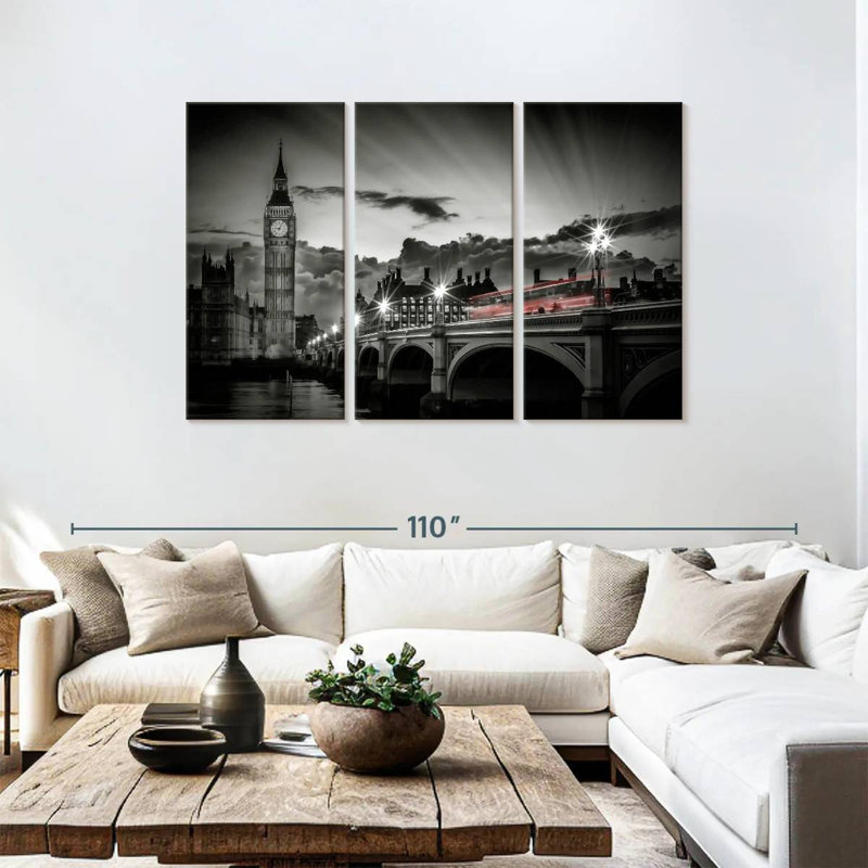 Sireci Westminster Bridge Sunset, 48" H x 74" W