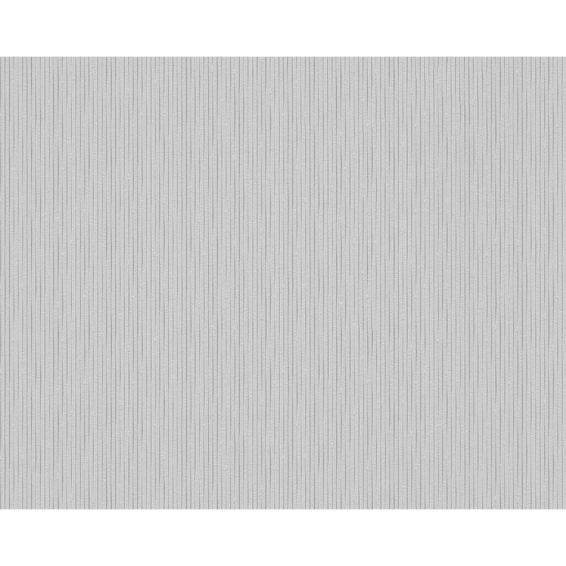Rouleau de papier peint uni à carreaux 33 pi x 21 po rétro lines Cullens, Gris / Noir
