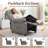 KORSER Recliner Chair, Pushback  Recliner For Living Room, Small Recliner For Small Space, Side Pockets-1832708858