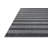 Charlie Striped Hand Loomed Polyester Indoor / Outdoor Area Rug in Black/Gray-96812930