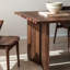 Table de salle à manger carrée en bois de frêne-393910992