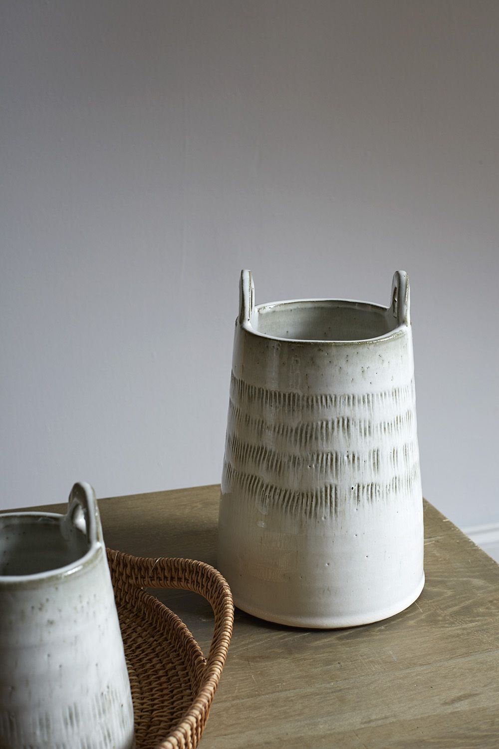 Jarkata Table Vase, 8.5" H x 5.5" W x 5.5" D