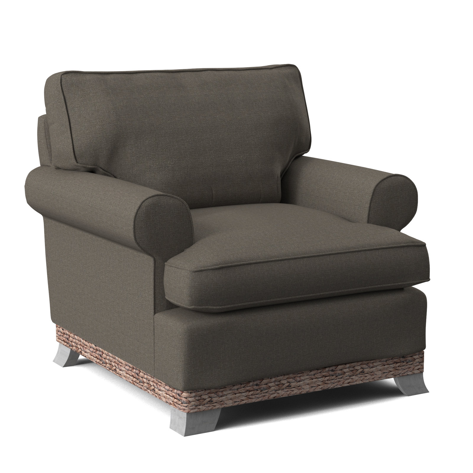 Fairwind Upholstered Armchair, Gray Sugar Performance; 0863-84