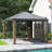 SummerCove Elmgrove 12 ft. x 14 ft. Solar Powered Hardtop Gazebo with LED Lighting & Bluetooth Sound