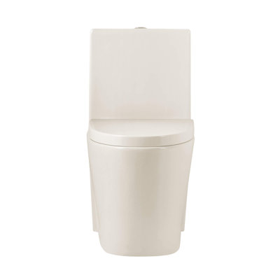 Dual-Flush Elongated One-Piece Toilet with High Efficiency Flush