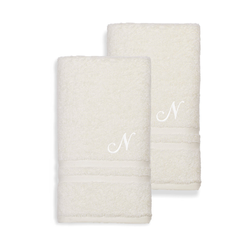Denzi 100% Cotton Hand Towel, N, Cream