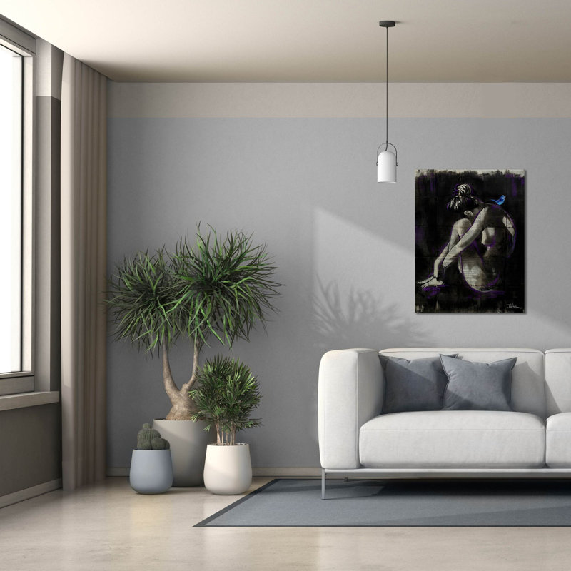 Art mural épique «Nostalgia» par Loui Jover, H 34 po x l 26 po x P 1,5 po