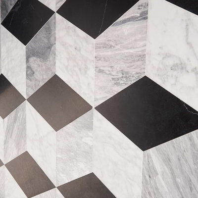 Havasar 8x9 Hexagon Honed Marble Mosaic Tile