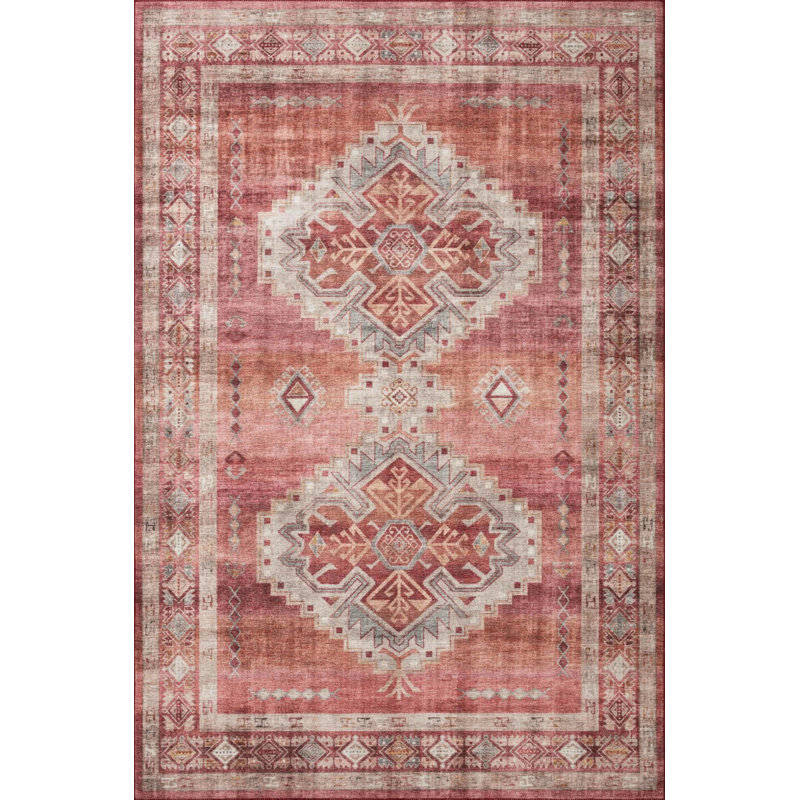 Tapis intérieur / extérieur rectangulaire Sagnik, Rectangle 5 pi x 6 pi 6 po