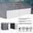 Durable 8x12 Steel Storage Shed With Double Doors And Windows
