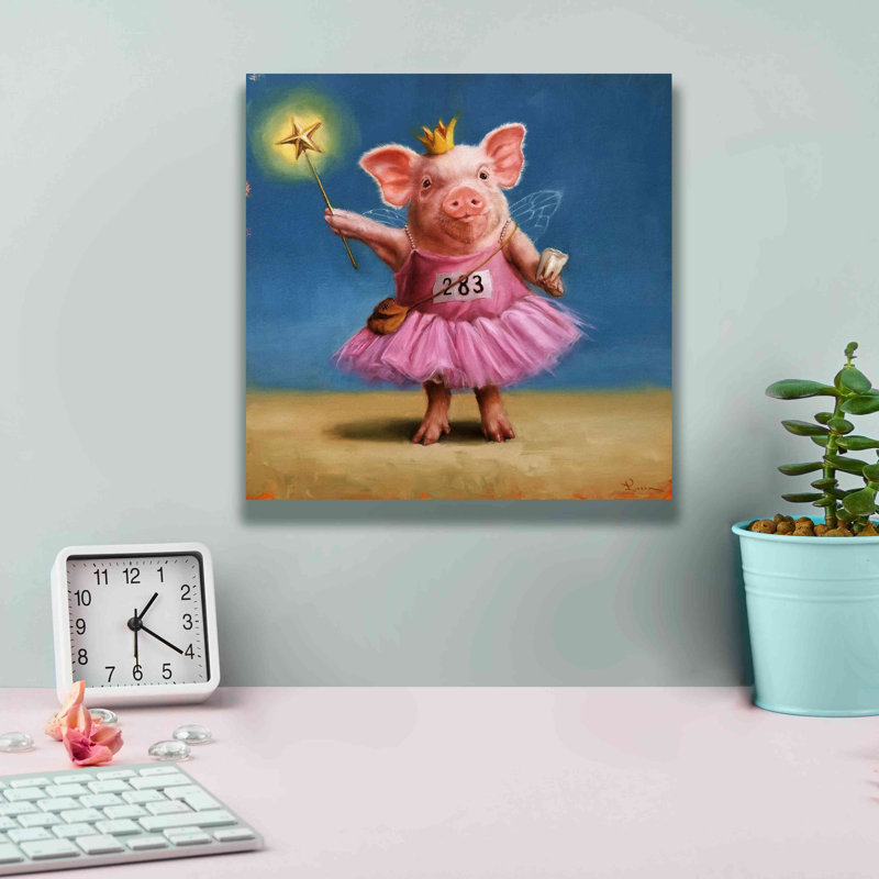 «Tooth Fairy» par Lucia Heffernan, H 12 po x l 12 po x P 0,75 po