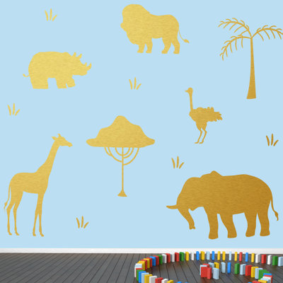 Adhésif décoratif safari africain