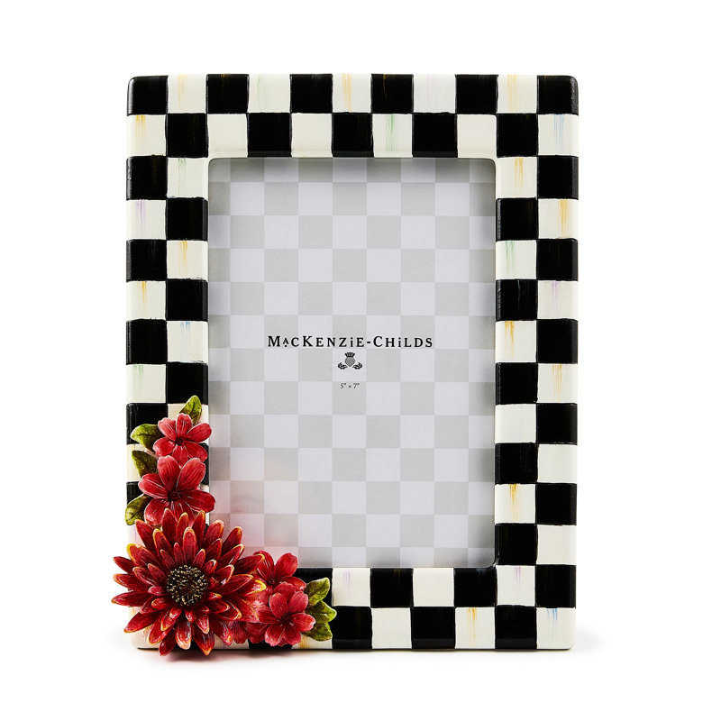 Courtly Check Floral Frame