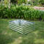 Ensemble de jardin surélevé galvanisé 4 pi x 2 pi 1 pi Tahzeeb (ensemble de 2)