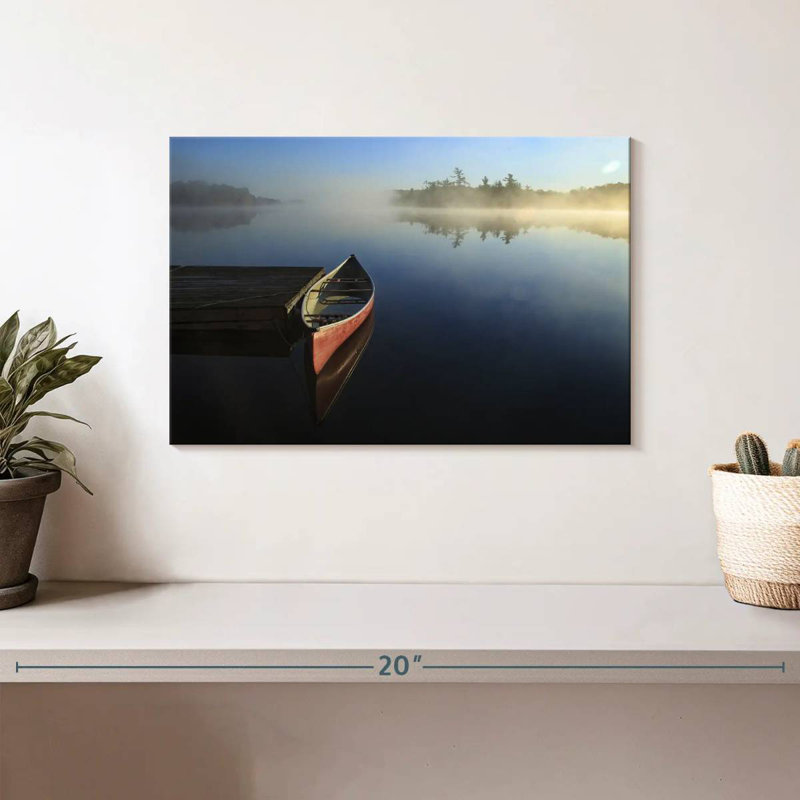 Alvord Misty Morning Lake, 8" H x 12" W