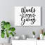 Thanks For Giving - Wrapped Canvas Print