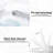 White Smart Toilet With Self-Cleaning Nozzle, Heated Seat, Night , Foot Sensor Flush, Soft Close, Auto Flush Off Remote Control,