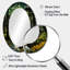 Miroir décoratif ovale sur métal Forest Enchanted Forest Pastoral II - Paysages-753597824