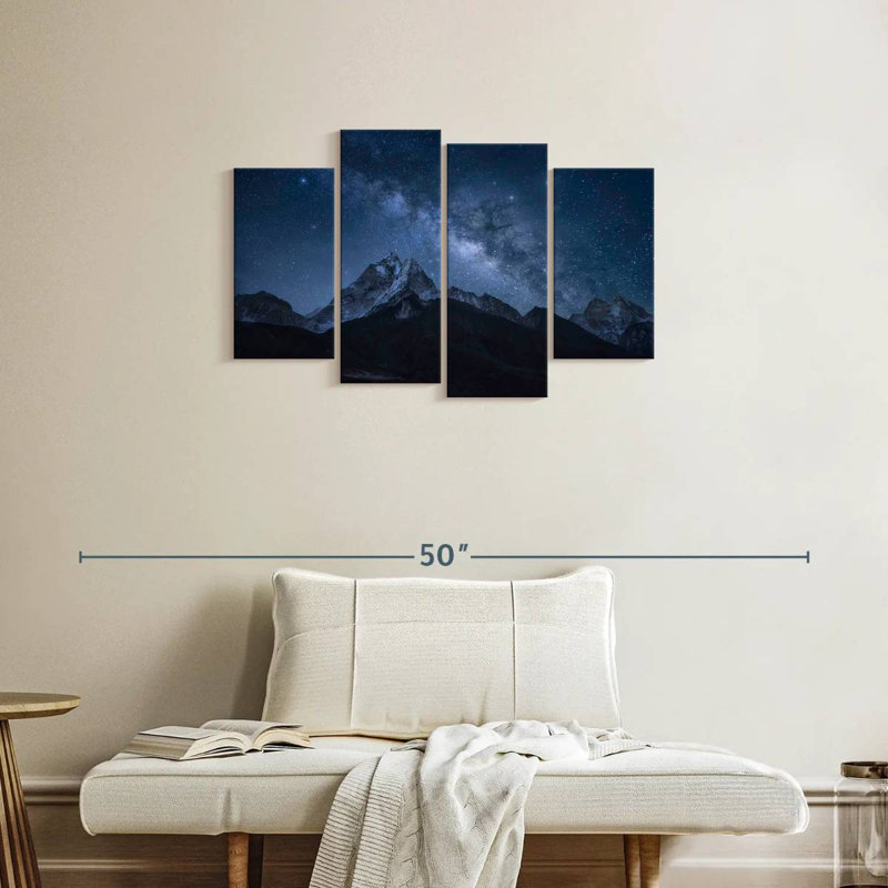 Alvord Starlit Ama Dablam Peaks, 22" H x 36" W