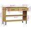 Keavni 98cm Solid Wood Console Table-1915220138