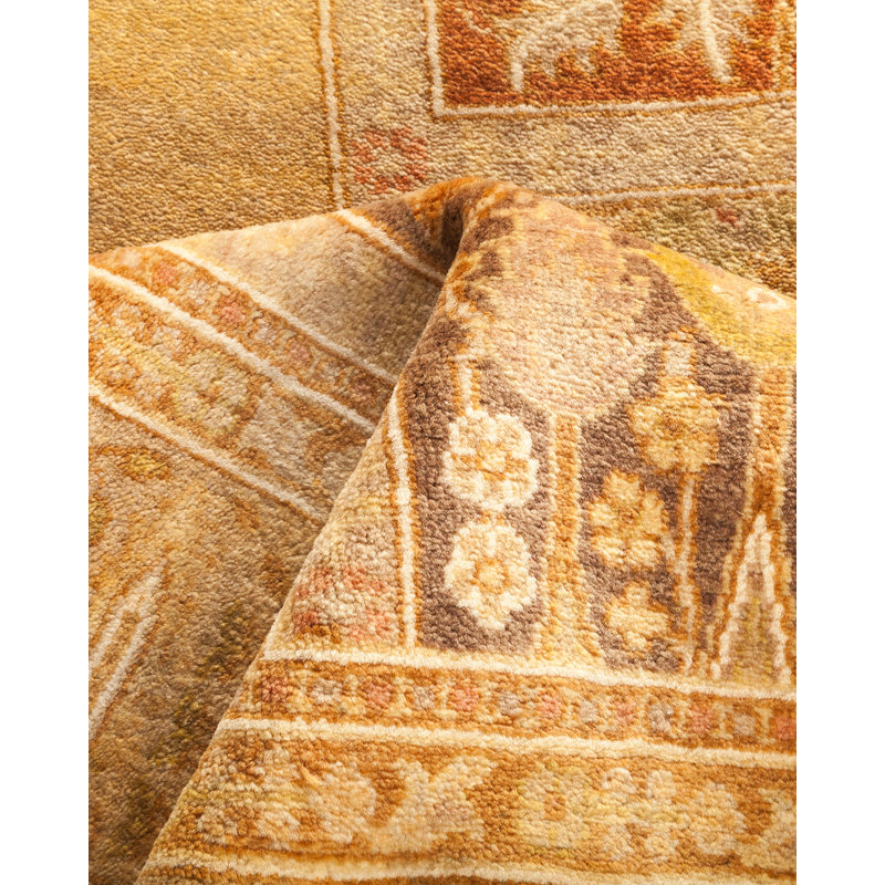 Classic One-of-a-Kind 3' 2" X 12' 6" Hand Knotted Area Rug