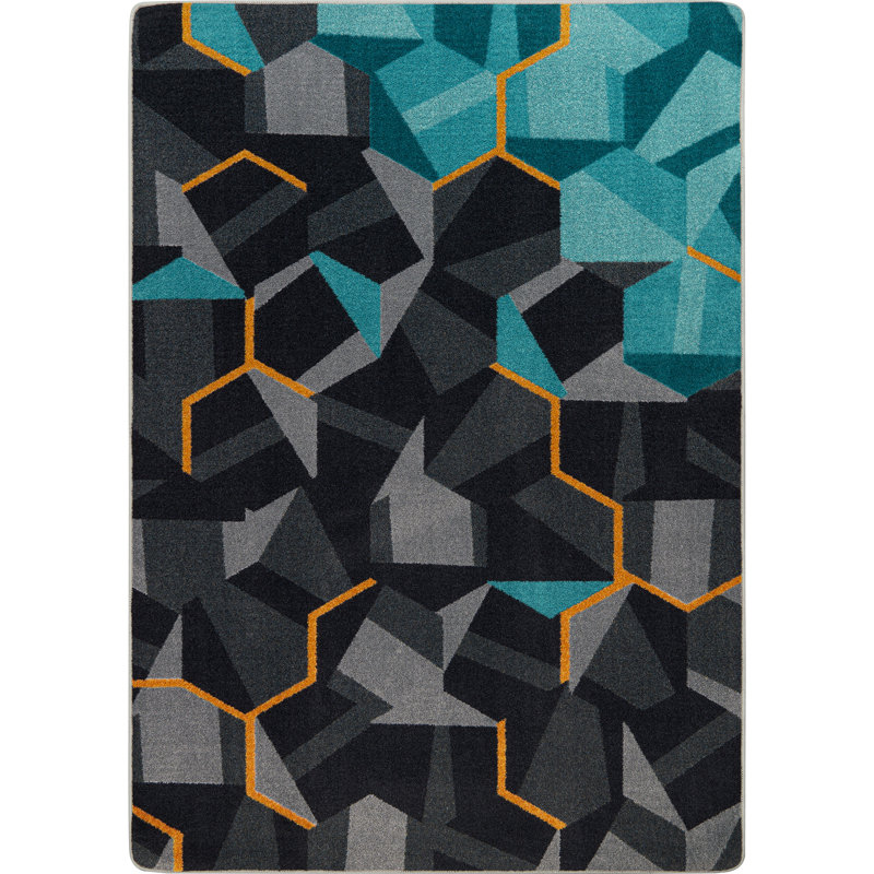 Kid Essentials Stealth Area Rug, Rectangle 5'4" x 7'8" 