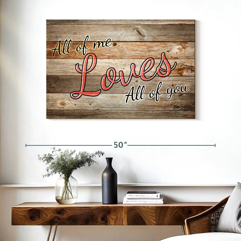 Plaque murale «All Of Me», H 26 po x l 39 po