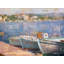 Vintage Boat - Artist Enhanced Canvas Print-620488700-620488699