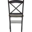 Chaise d'appoint à dossier en croix Castellon-1649172167